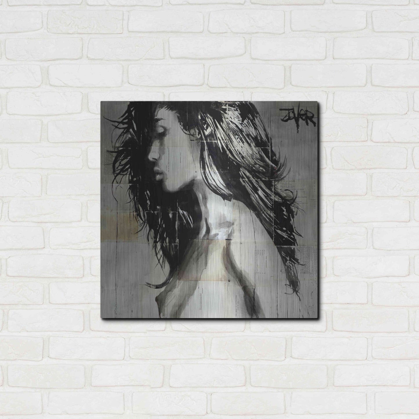 Luxe Metal Art 'Colombia' by Loui Jover, Metal Wall Art,24x24