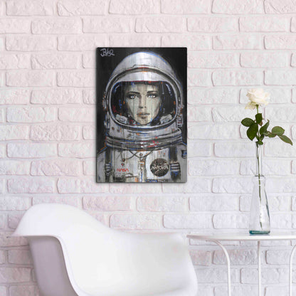 Luxe Metal Art 'Cosmos' by Loui Jover, Metal Wall Art,16x24