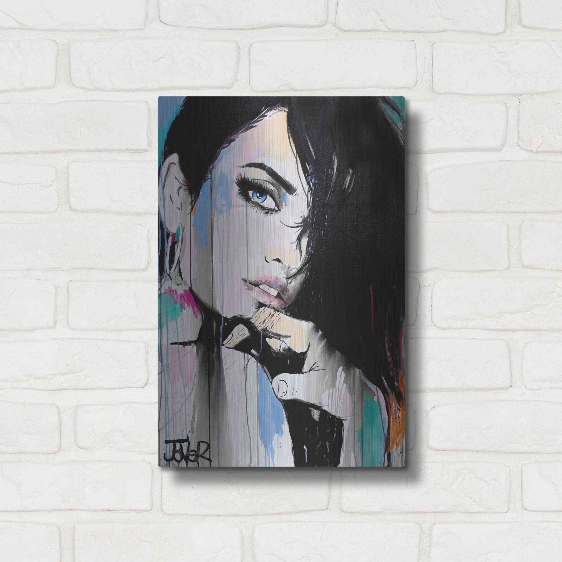 Luxe Metal Art 'Cruising' by Loui Jover, Metal Wall Art,12x16