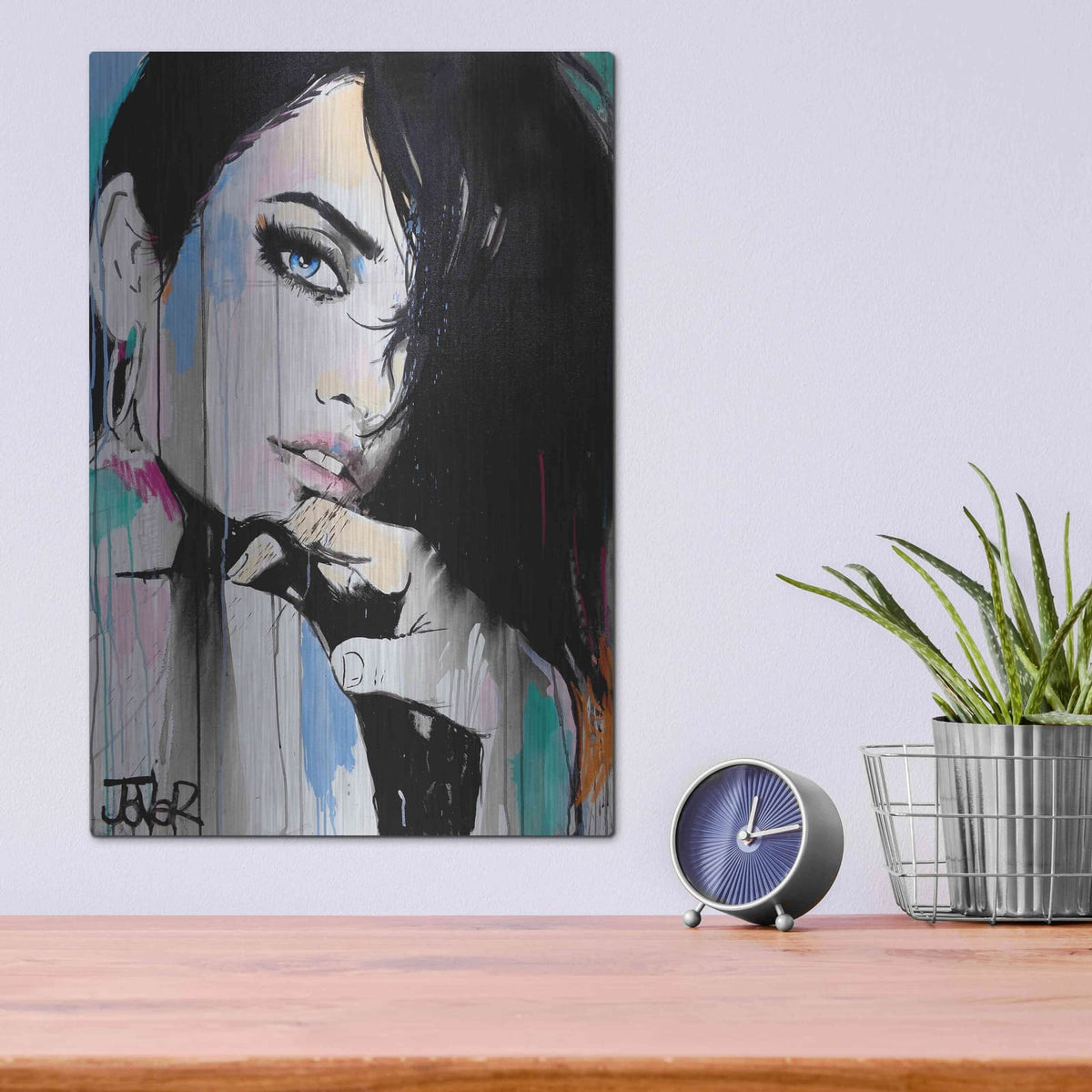 Luxe Metal Art 'Cruising' by Loui Jover, Metal Wall Art,12x16
