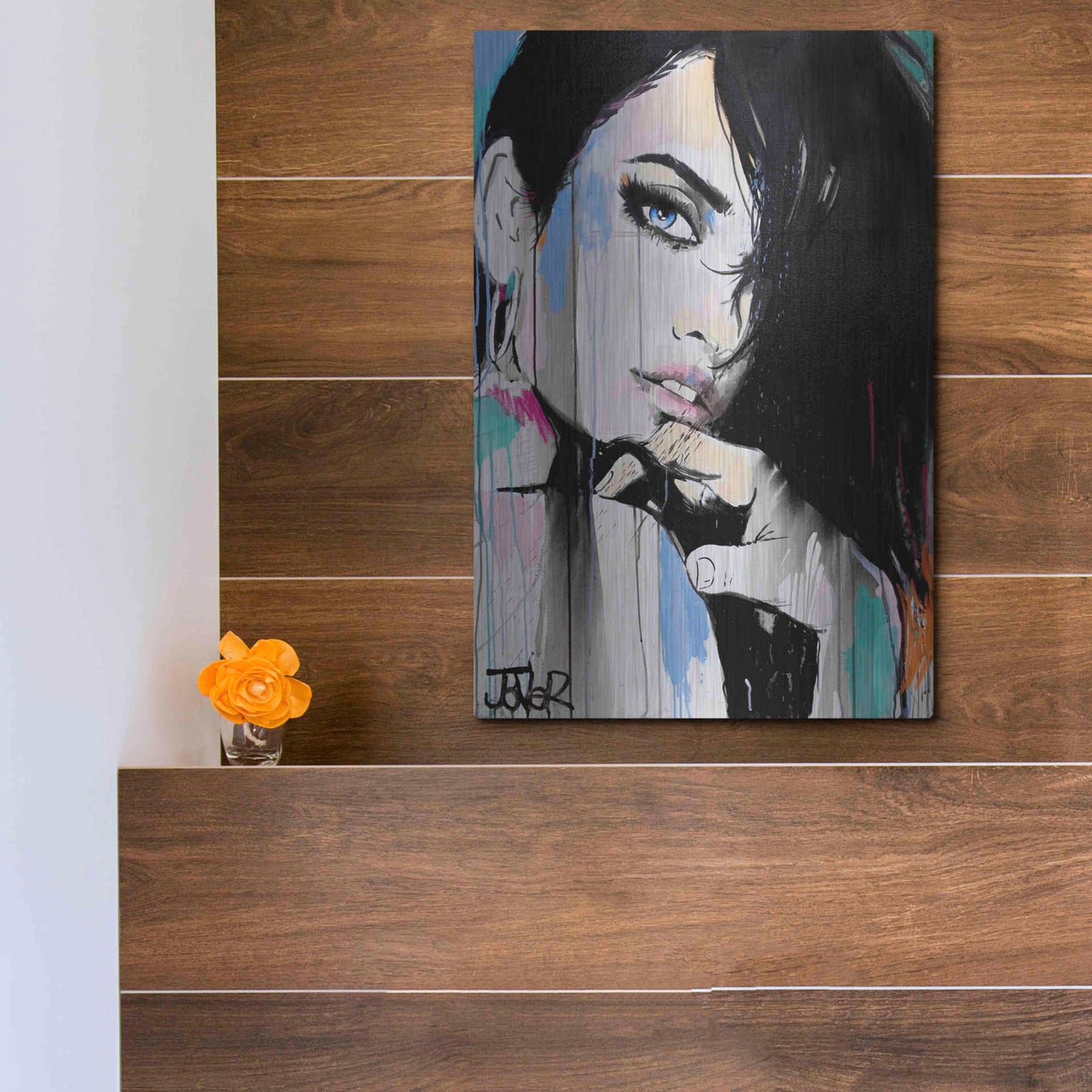 Luxe Metal Art 'Cruising' by Loui Jover, Metal Wall Art,12x16