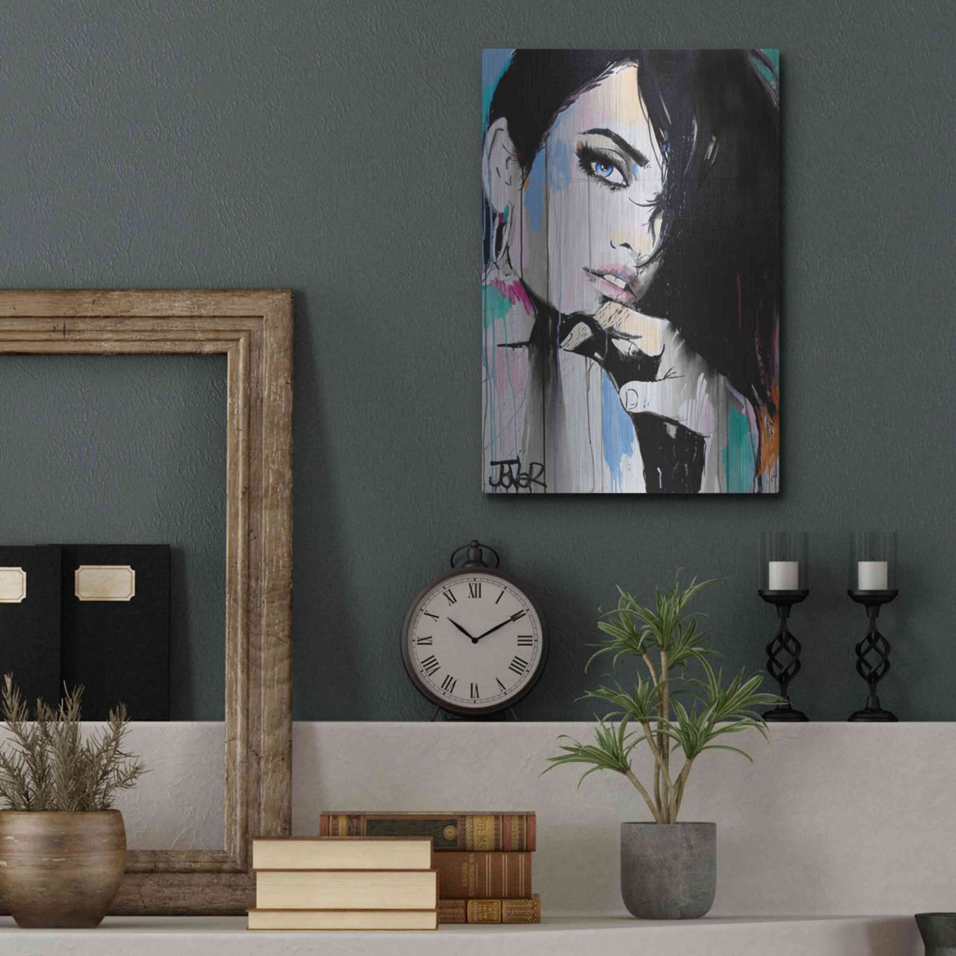 Luxe Metal Art 'Cruising' by Loui Jover, Metal Wall Art,12x16