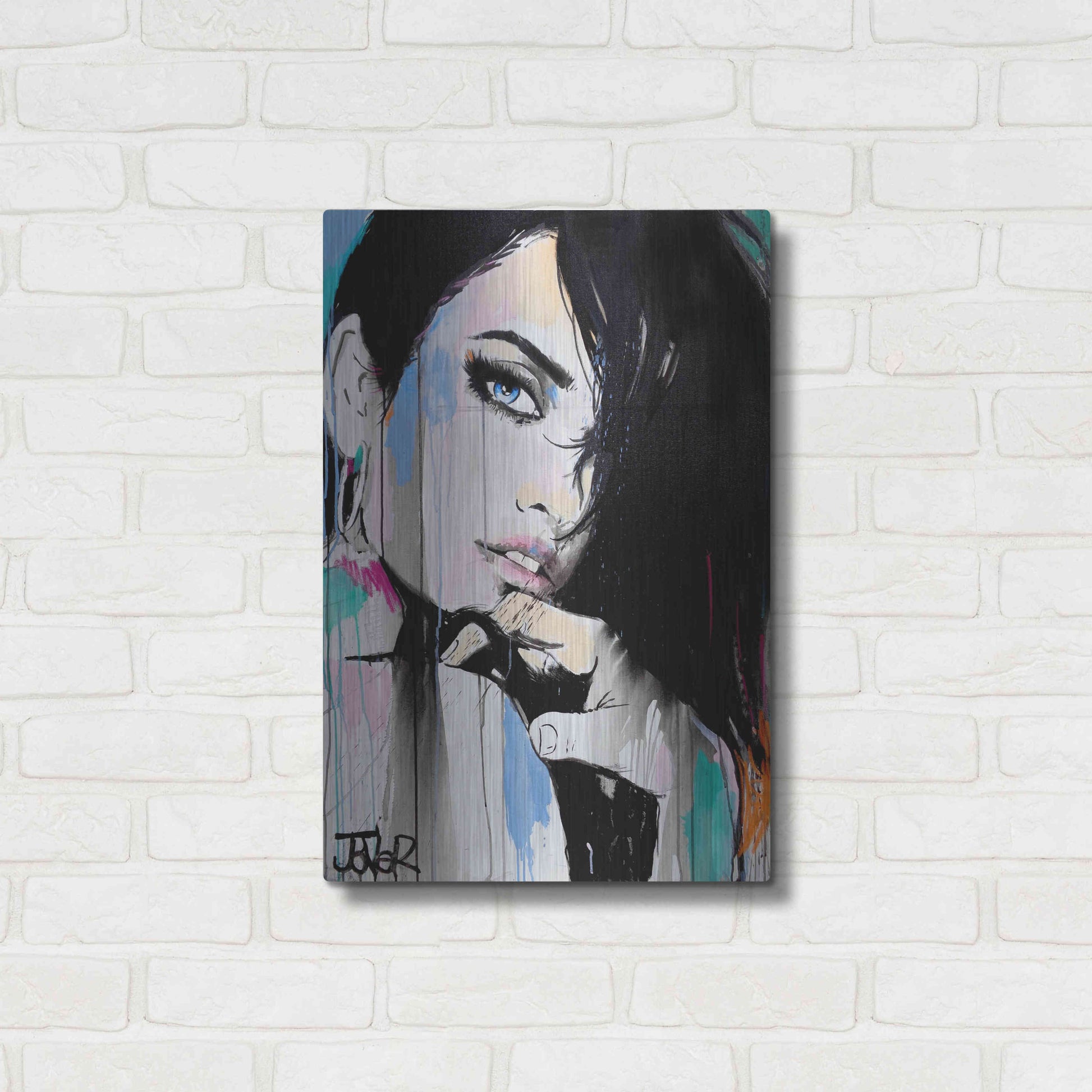 Luxe Metal Art 'Cruising' by Loui Jover, Metal Wall Art,16x24