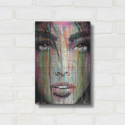 Luxe Metal Art 'Dark Kisses' by Loui Jover, Metal Wall Art,12x16