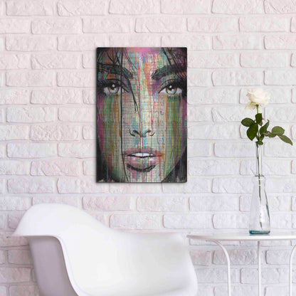 Luxe Metal Art 'Dark Kisses' by Loui Jover, Metal Wall Art,16x24