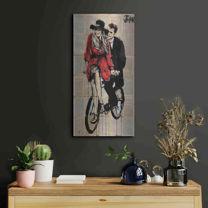 Luxe Metal Art 'Days In Bliss' by Loui Jover, Metal Wall Art,12x24