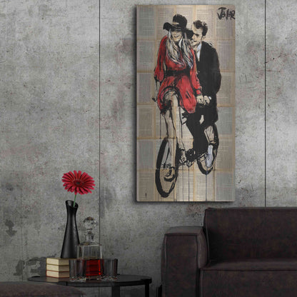 Luxe Metal Art 'Days In Bliss' by Loui Jover, Metal Wall Art,24x48