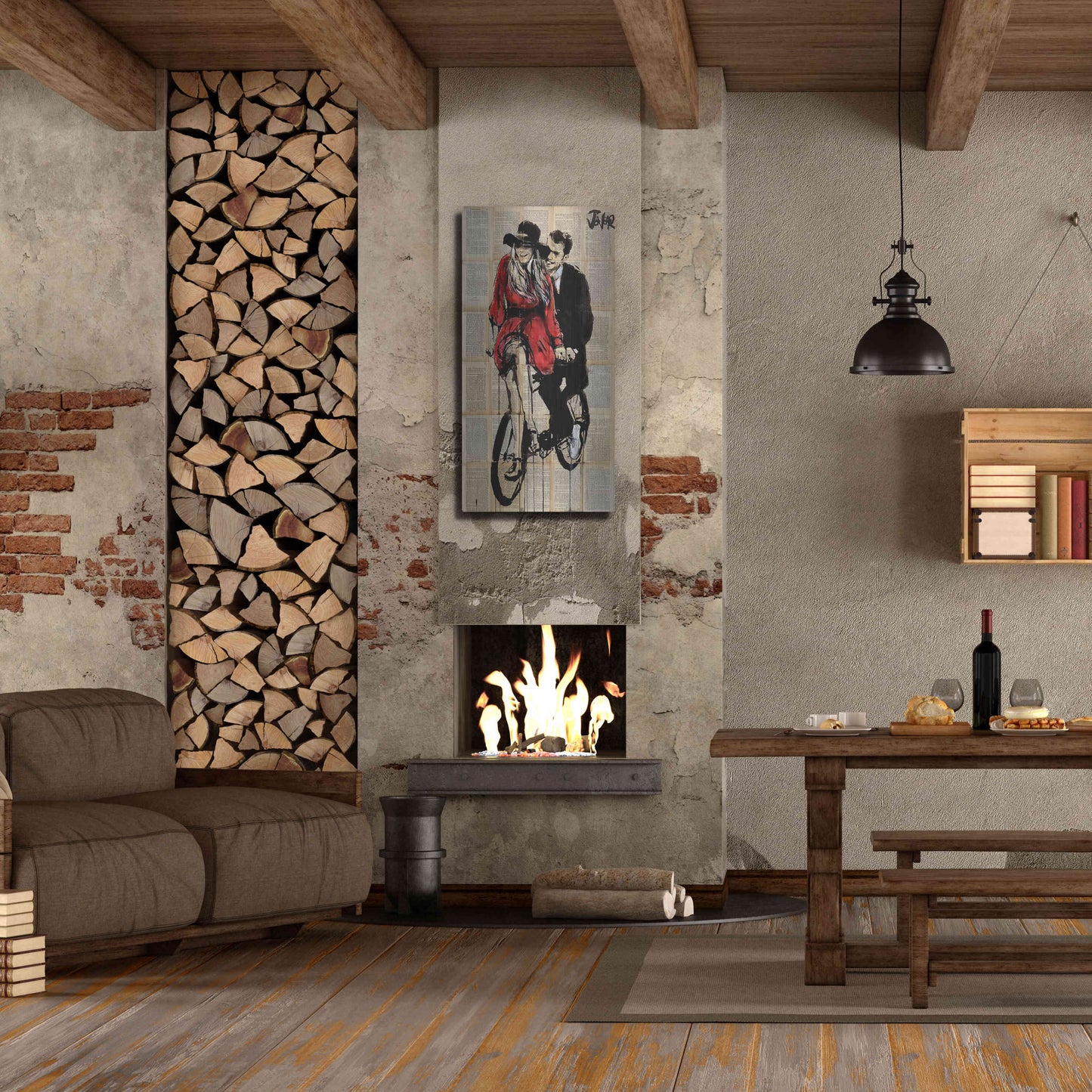 Luxe Metal Art 'Days In Bliss' by Loui Jover, Metal Wall Art,24x48