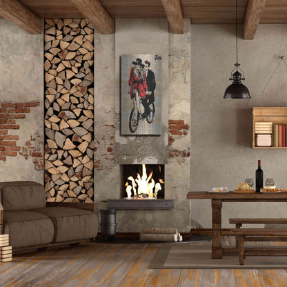 Luxe Metal Art 'Days In Bliss' by Loui Jover, Metal Wall Art,24x48