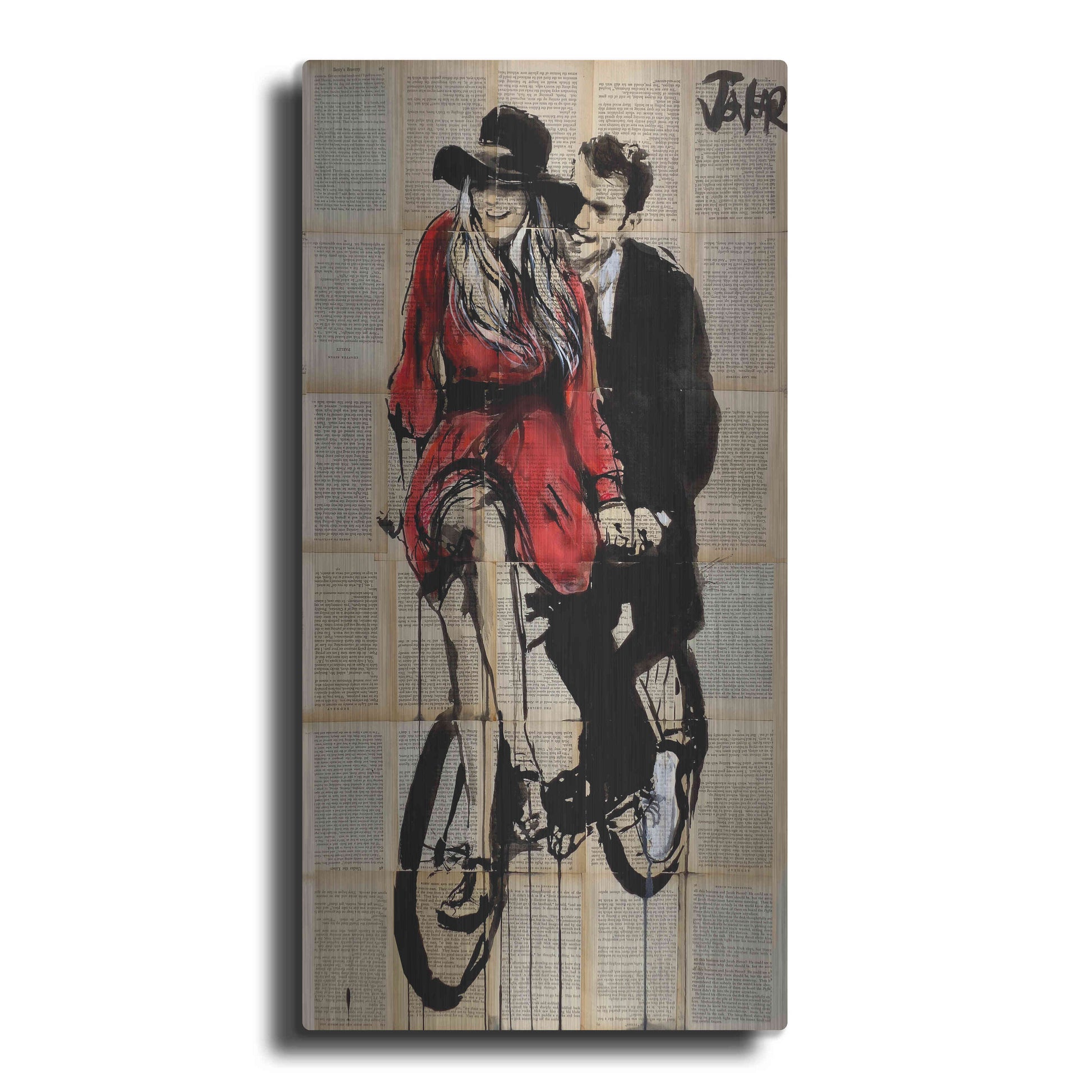 Luxe Metal Art 'Days In Bliss' by Loui Jover, Metal Wall Art