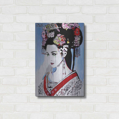 Luxe Metal Art 'Empress' by Loui Jover, Metal Wall Art,16x24