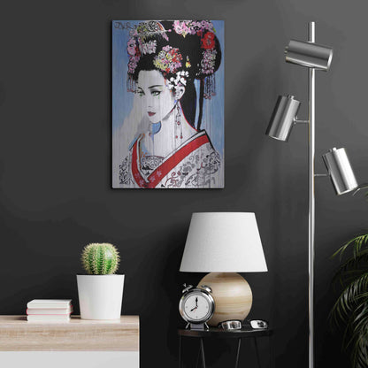 Luxe Metal Art 'Empress' by Loui Jover, Metal Wall Art,16x24