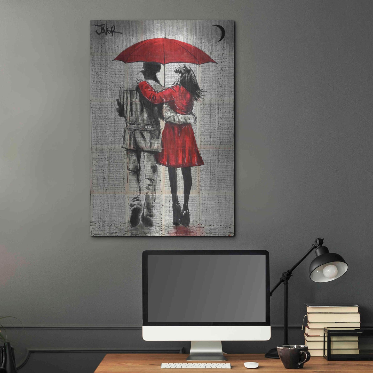 Luxe Metal Art 'Fall' by Loui Jover, Metal Wall Art,24x36