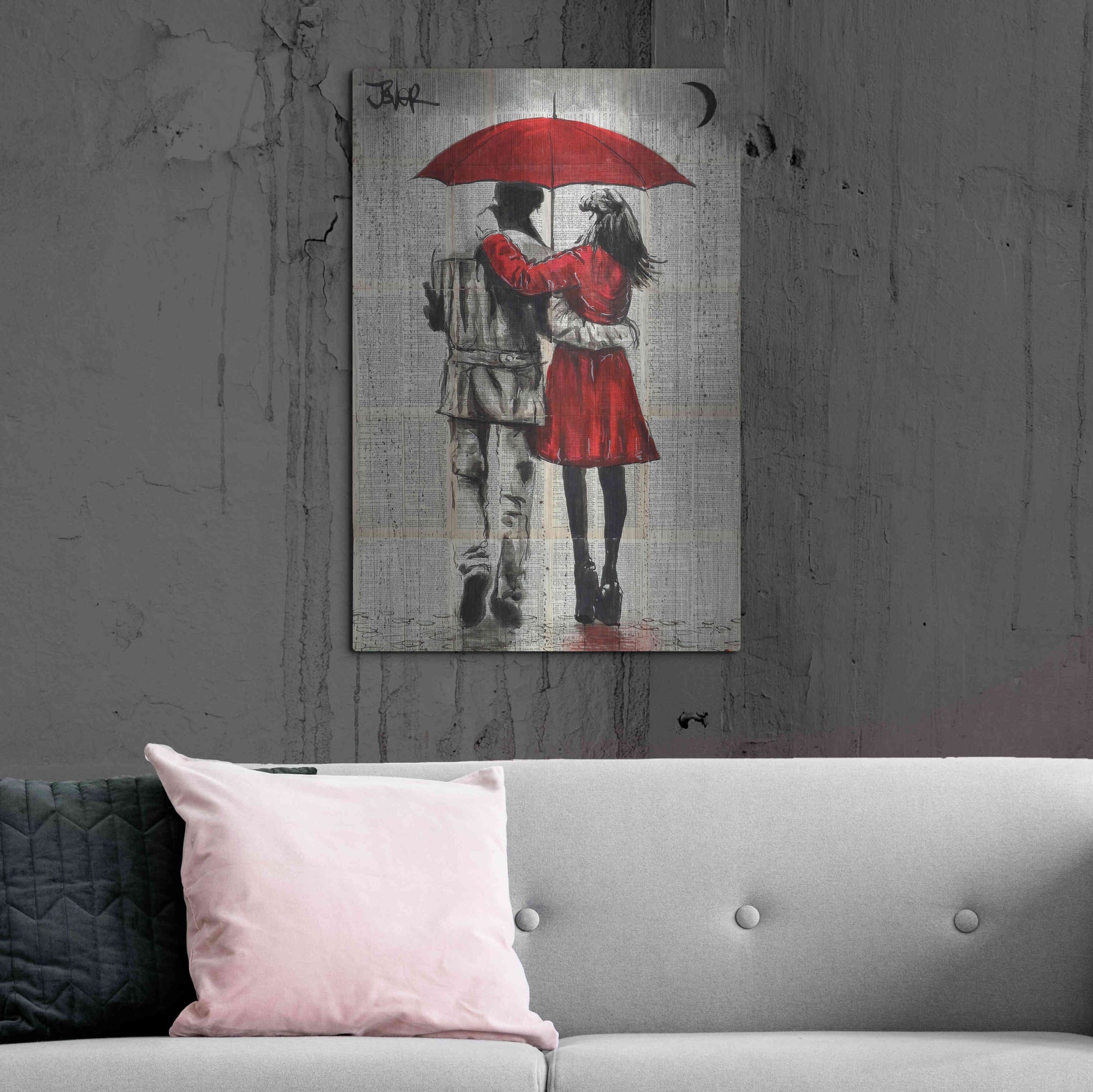 Luxe Metal Art 'Fall' by Loui Jover, Metal Wall Art,24x36