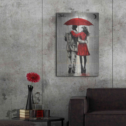 Luxe Metal Art 'Fall' by Loui Jover, Metal Wall Art,24x36