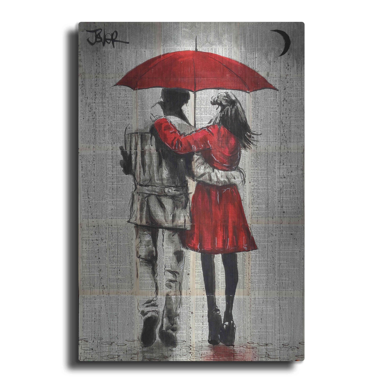 Luxe Metal Art 'Fall' by Loui Jover, Metal Wall Art