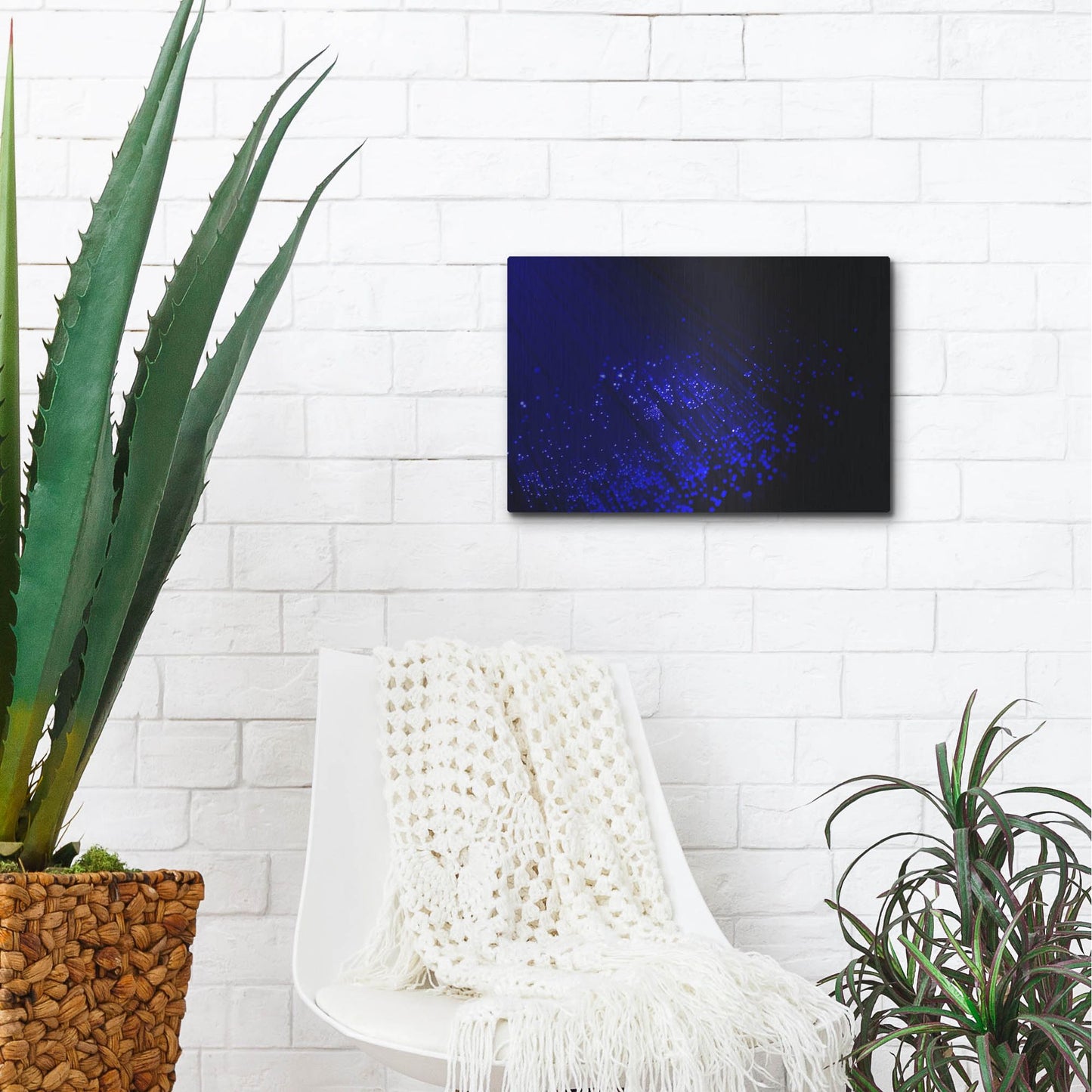 Luxe Metal Art 'Twilight Rain' by Luxe Portfolio, Metal Wall Art,16x12