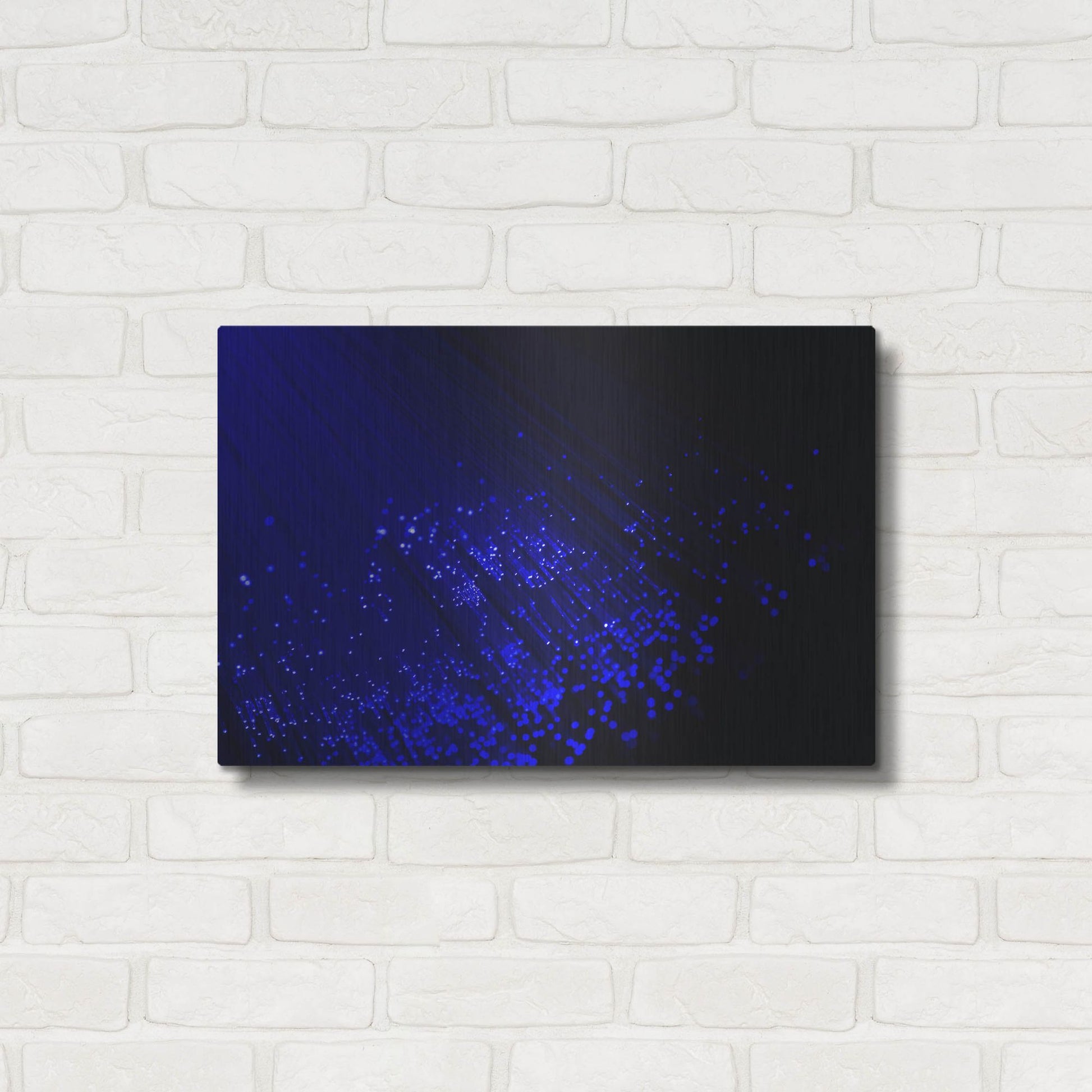 Luxe Metal Art 'Twilight Rain' by Luxe Portfolio, Metal Wall Art,24x16