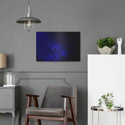 Luxe Metal Art 'Twilight Rain' by Luxe Portfolio, Metal Wall Art,24x16