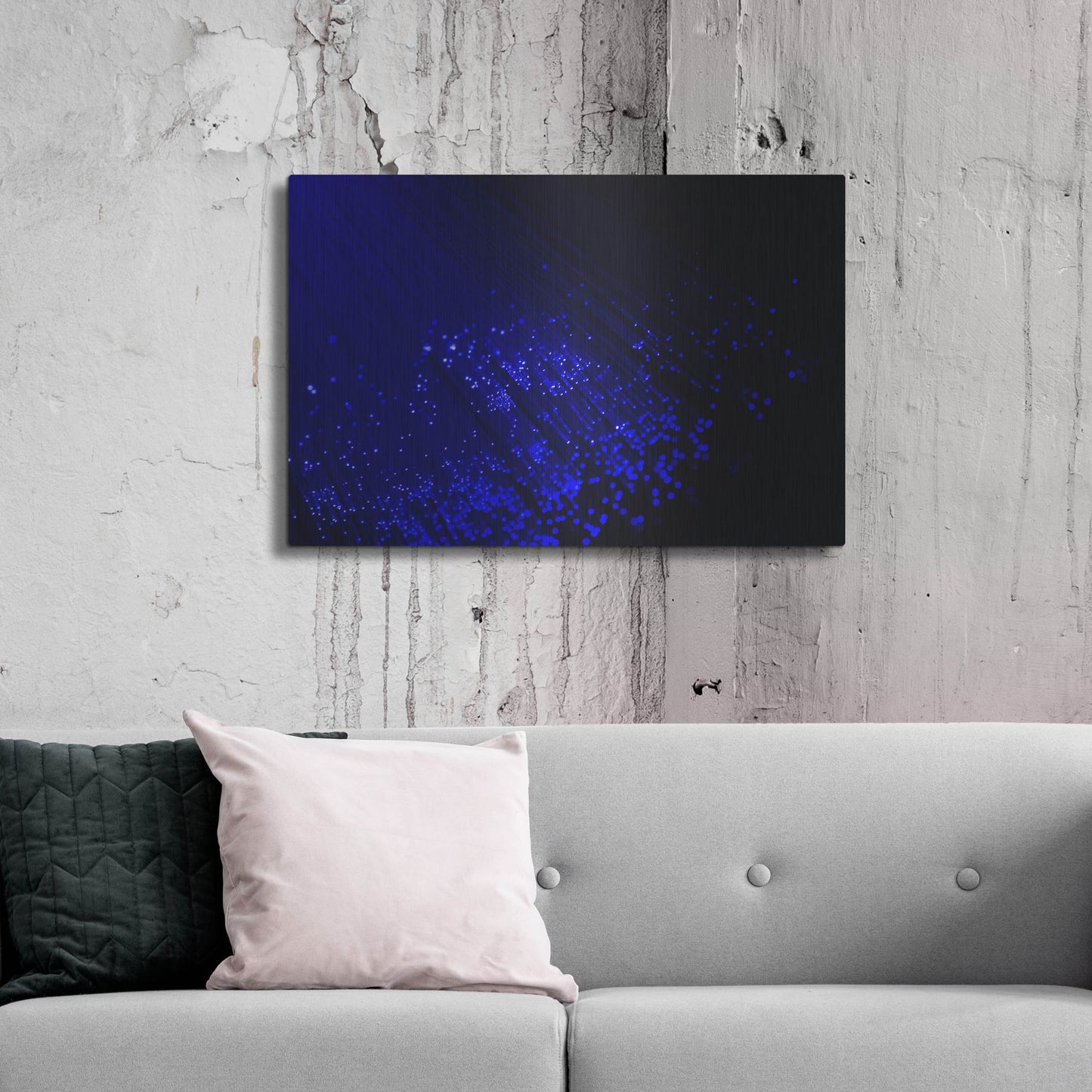 Luxe Metal Art 'Twilight Rain' by Luxe Portfolio, Metal Wall Art,36x24