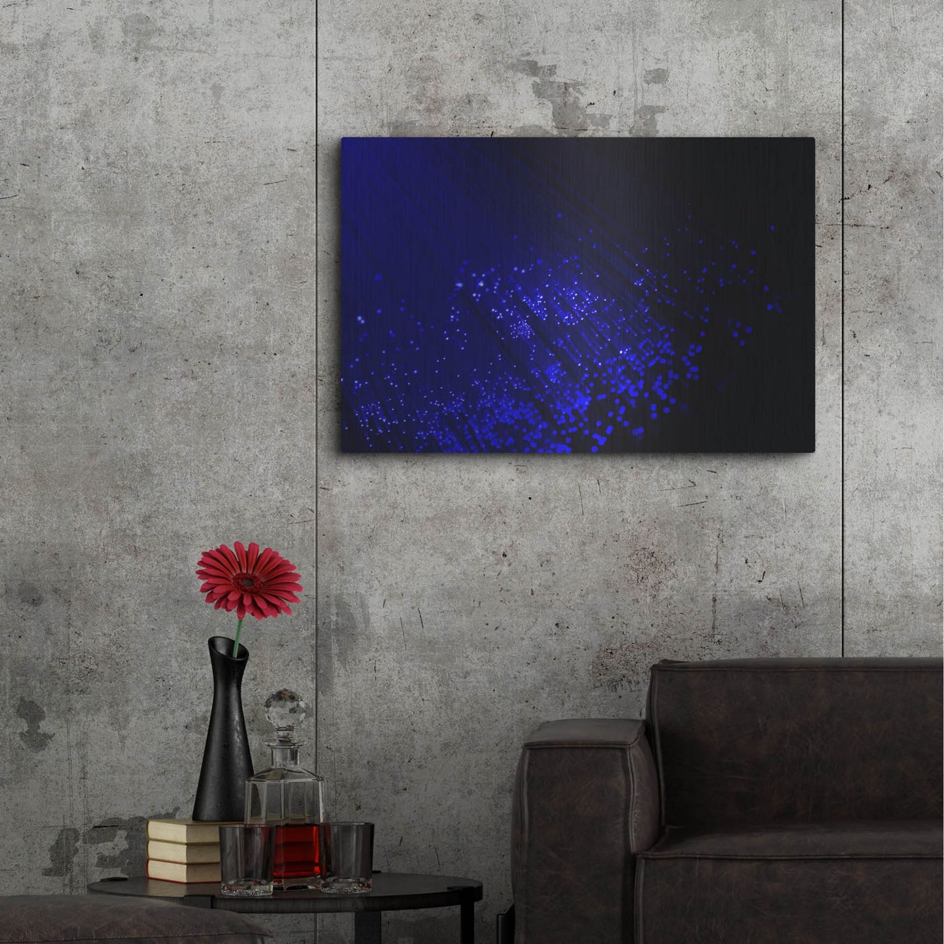 Luxe Metal Art 'Twilight Rain' by Luxe Portfolio, Metal Wall Art,36x24