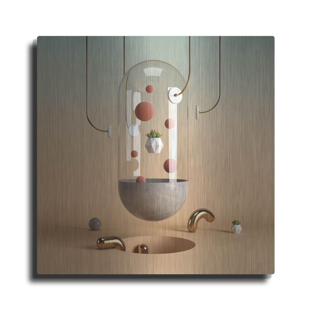Luxe Metal Art 'Trust The Rx' by Luxe Portfolio, Metal Wall Art