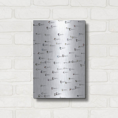 Luxe Metal Art 'Time Passing By' by Luxe Portfolio, Metal Wall Art,12x16