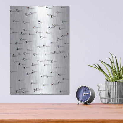 Luxe Metal Art 'Time Passing By' by Luxe Portfolio, Metal Wall Art,12x16