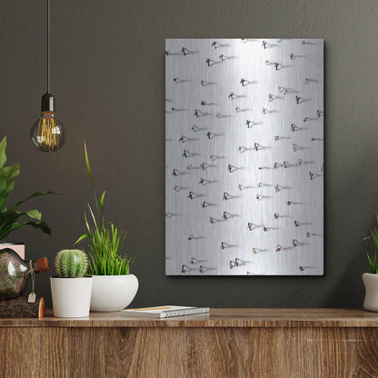 Luxe Metal Art 'Time Passing By' by Luxe Portfolio, Metal Wall Art,12x16
