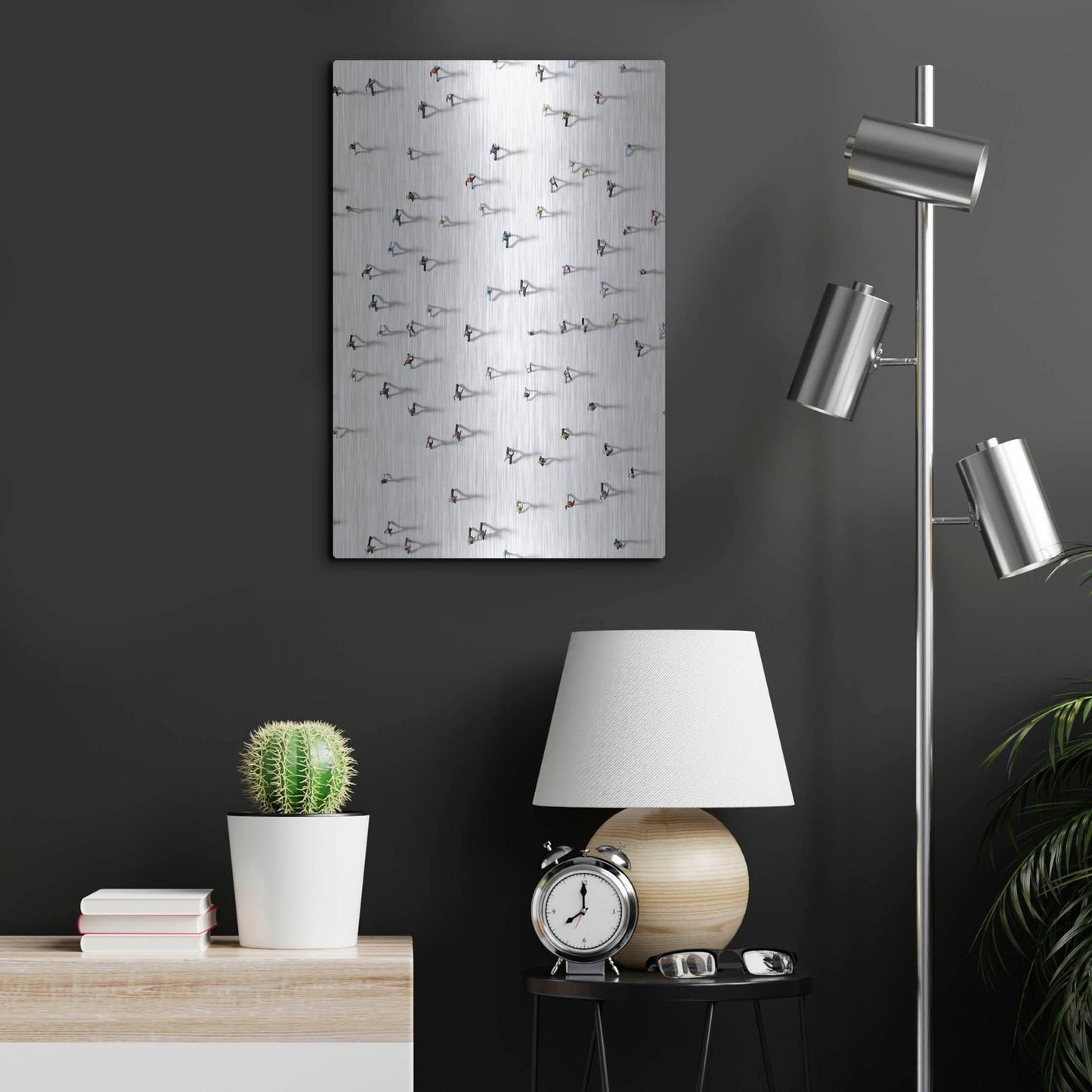 Luxe Metal Art 'Time Passing By' by Luxe Portfolio, Metal Wall Art,16x24