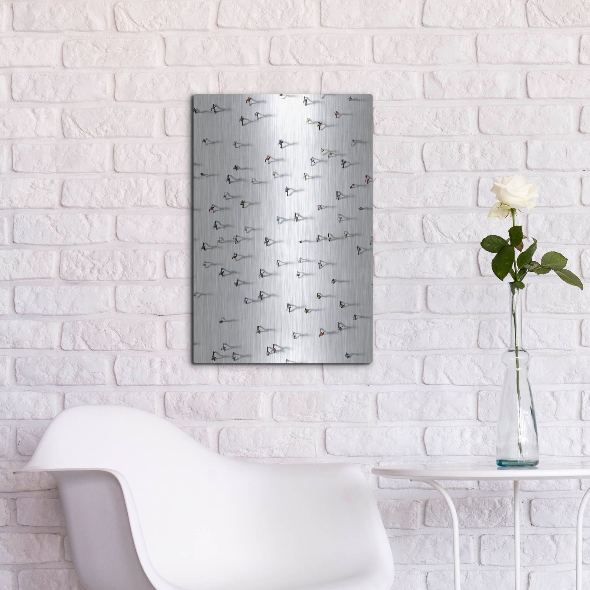 Luxe Metal Art 'Time Passing By' by Luxe Portfolio, Metal Wall Art,16x24