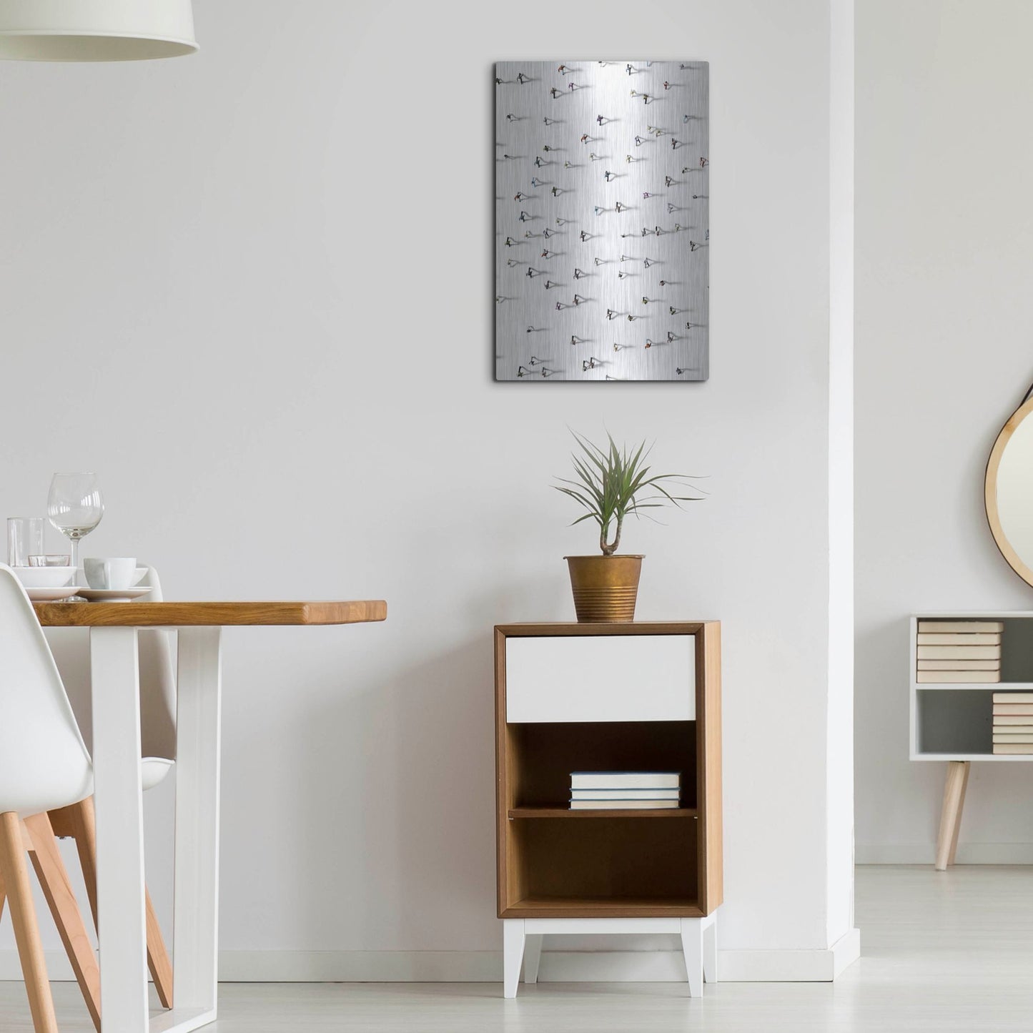 Luxe Metal Art 'Time Passing By' by Luxe Portfolio, Metal Wall Art,16x24