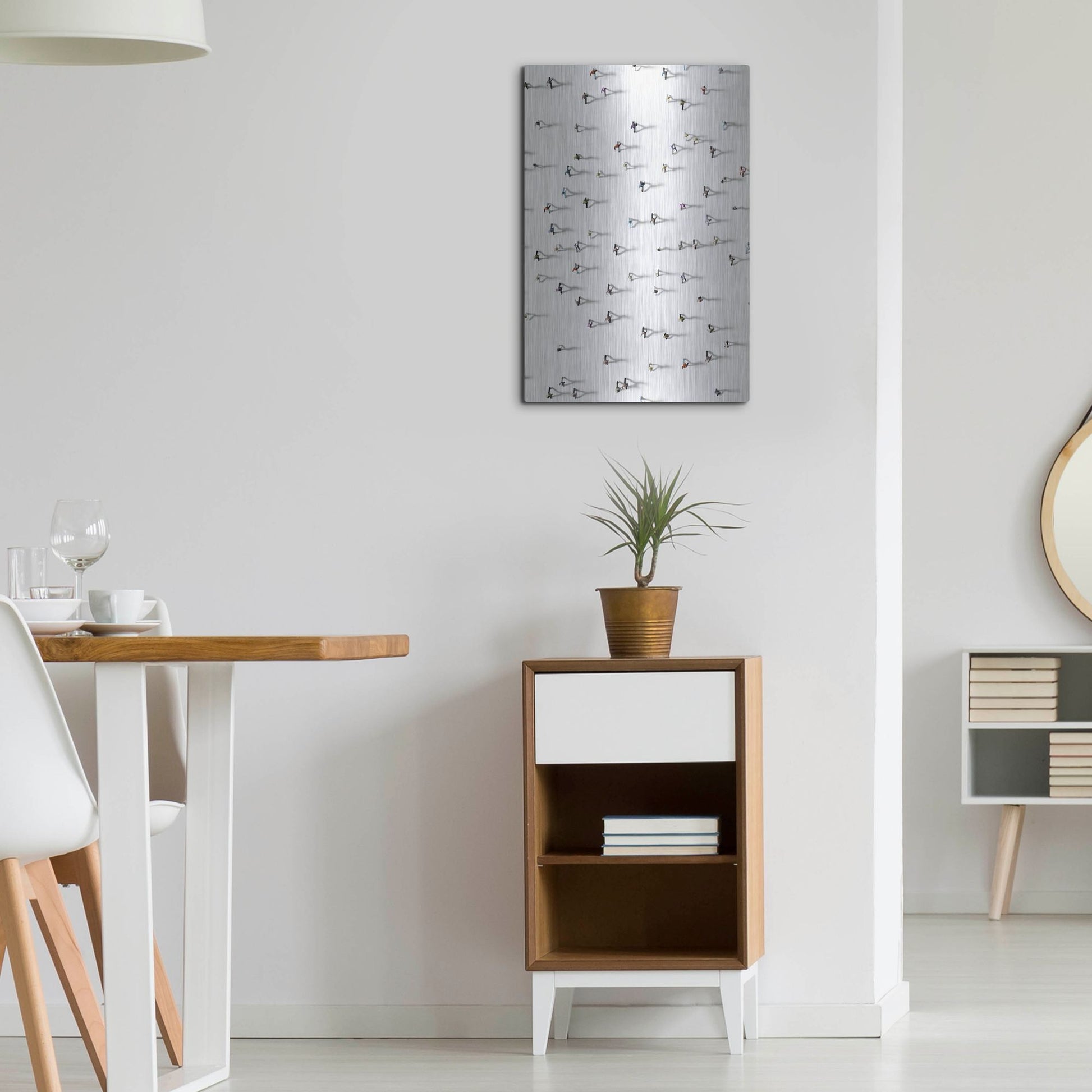 Luxe Metal Art 'Time Passing By' by Luxe Portfolio, Metal Wall Art,16x24