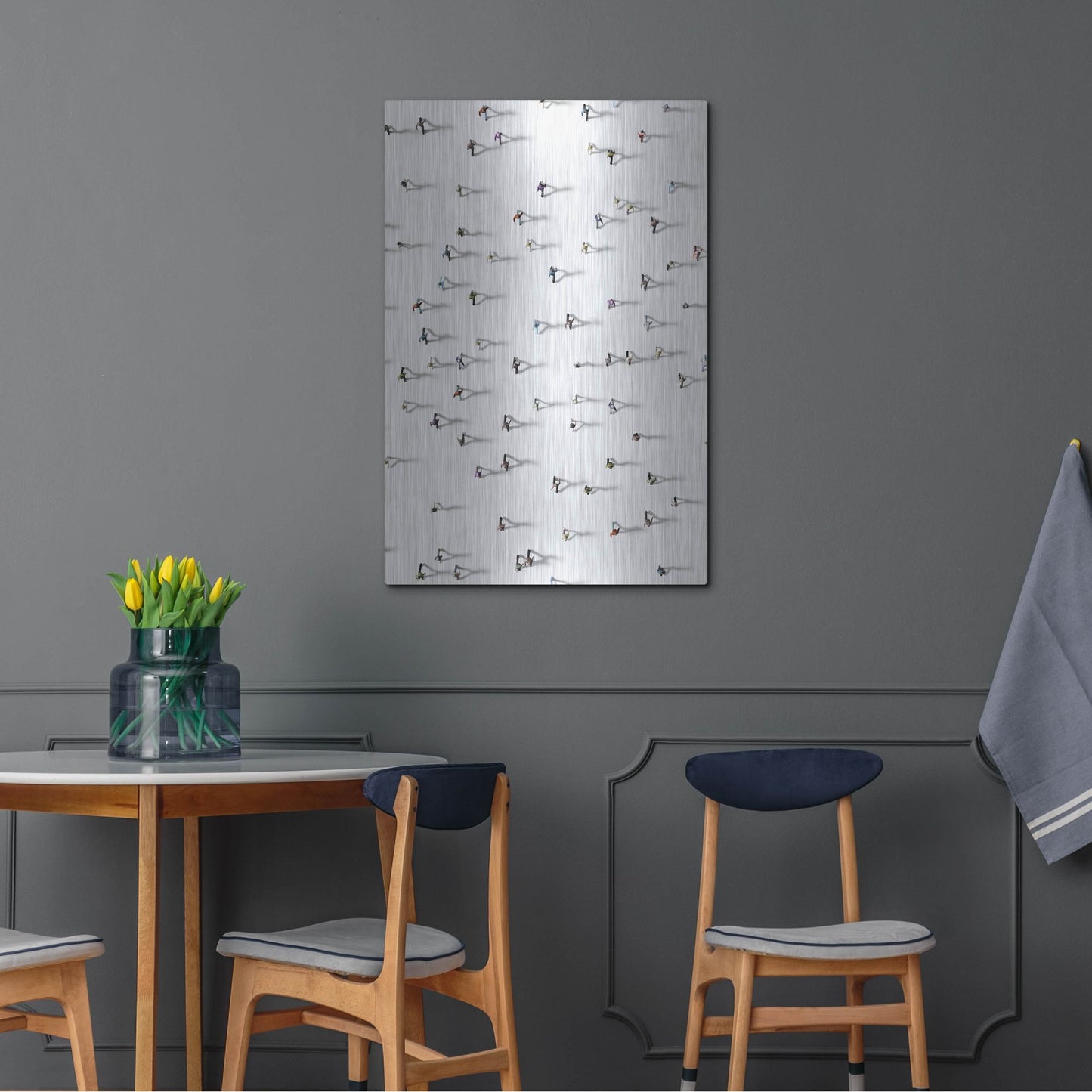 Luxe Metal Art 'Time Passing By' by Luxe Portfolio, Metal Wall Art,24x36