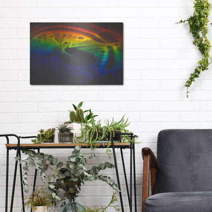 Luxe Metal Art 'This Is What I Looked Like Before I Was Human' by Luxe Portfolio, Metal Wall Art,16x12