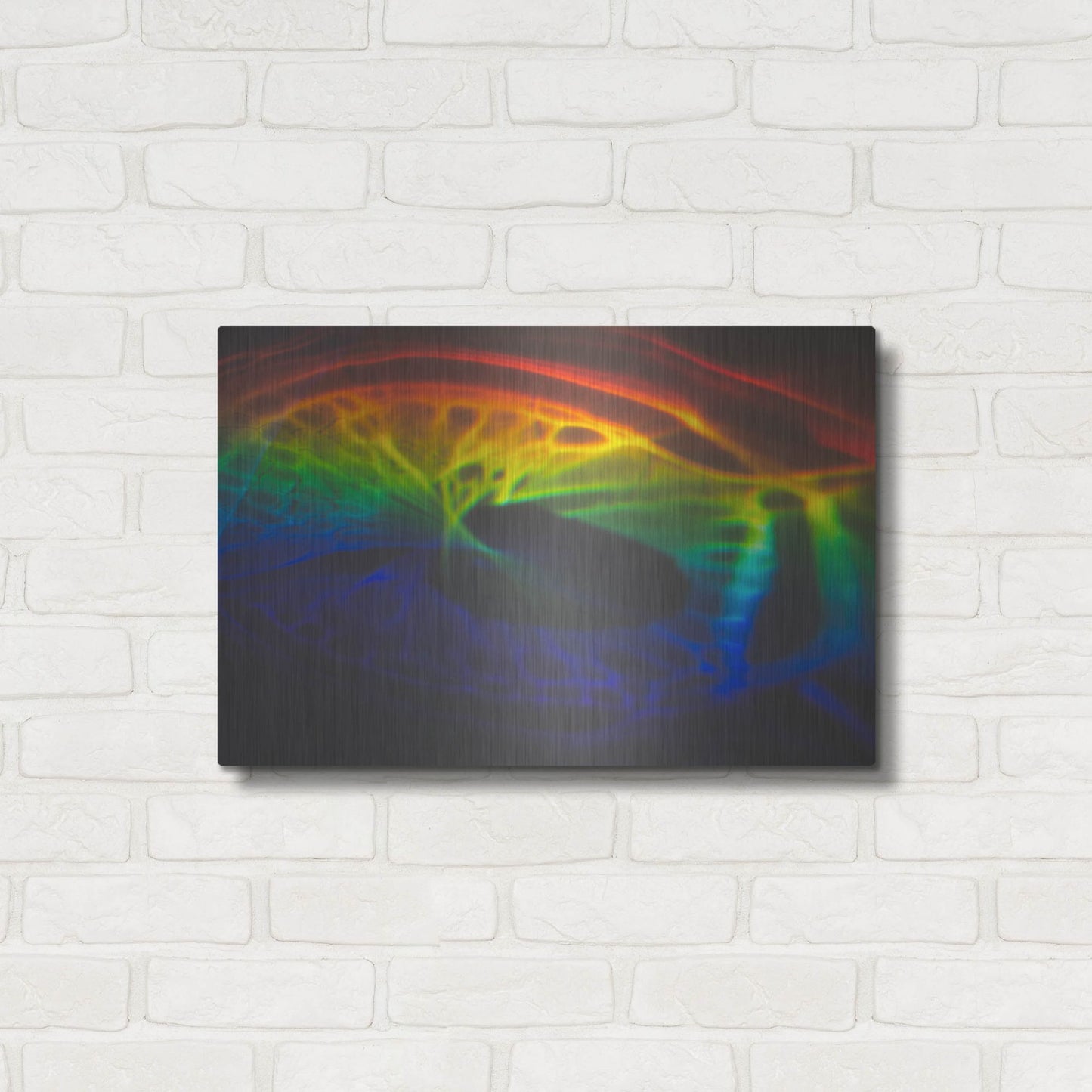 Luxe Metal Art 'This Is What I Looked Like Before I Was Human' by Luxe Portfolio, Metal Wall Art,24x16