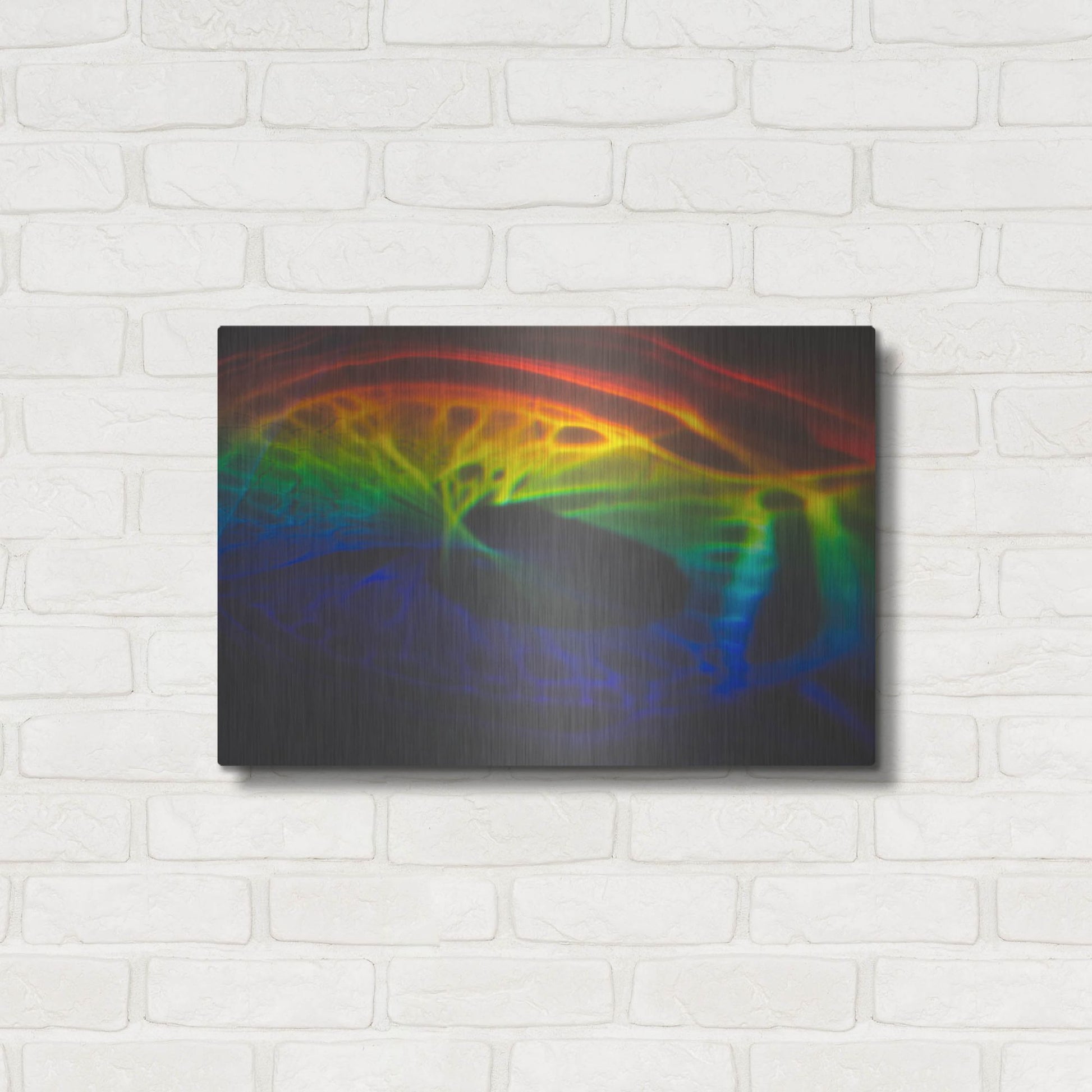 Luxe Metal Art 'This Is What I Looked Like Before I Was Human' by Luxe Portfolio, Metal Wall Art,24x16