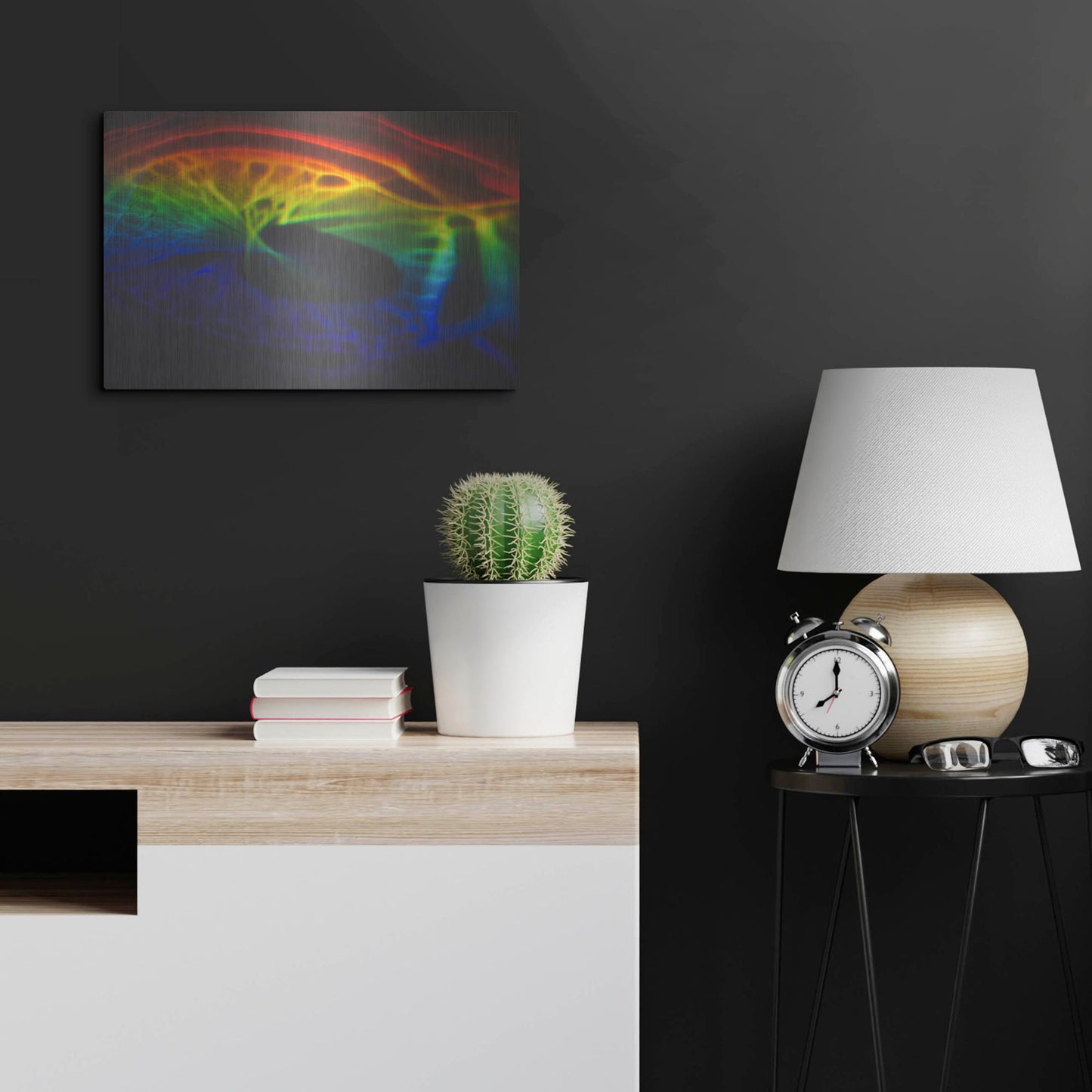 Luxe Metal Art 'This Is What I Looked Like Before I Was Human' by Luxe Portfolio, Metal Wall Art,24x16