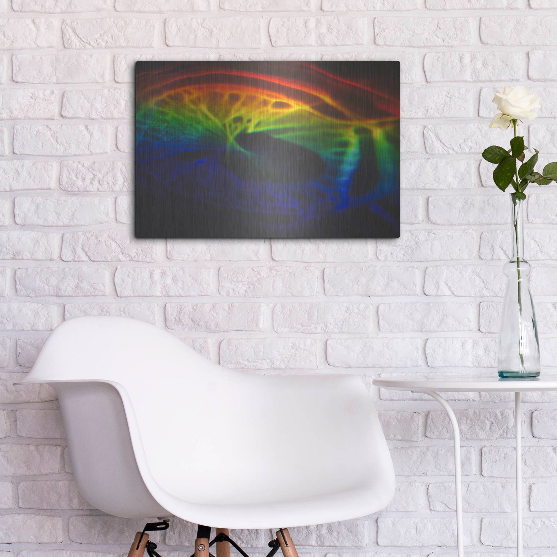 Luxe Metal Art 'This Is What I Looked Like Before I Was Human' by Luxe Portfolio, Metal Wall Art,24x16