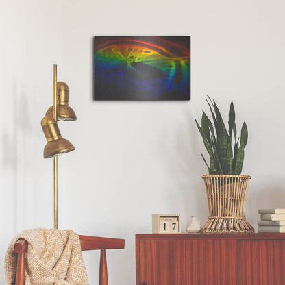 Luxe Metal Art 'This Is What I Looked Like Before I Was Human' by Luxe Portfolio, Metal Wall Art,24x16