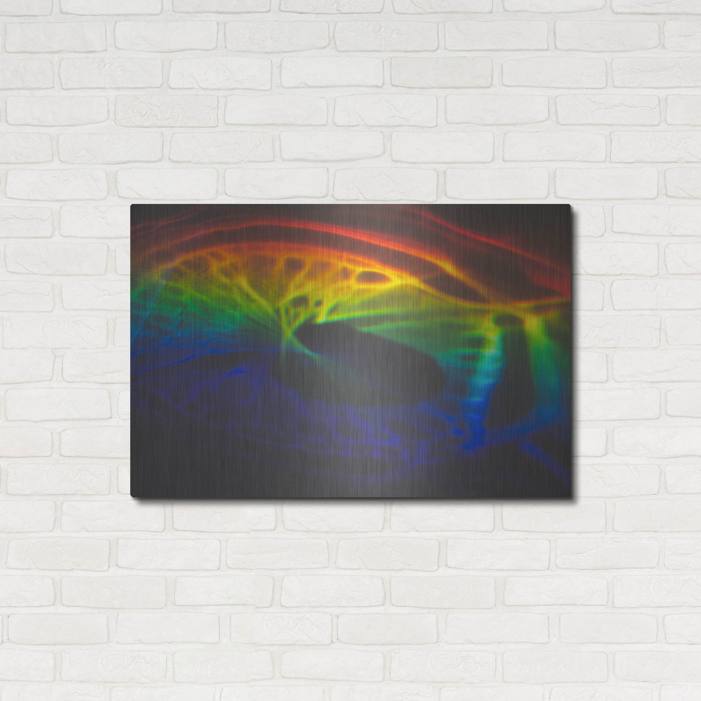 Luxe Metal Art 'This Is What I Looked Like Before I Was Human' by Luxe Portfolio, Metal Wall Art,36x24
