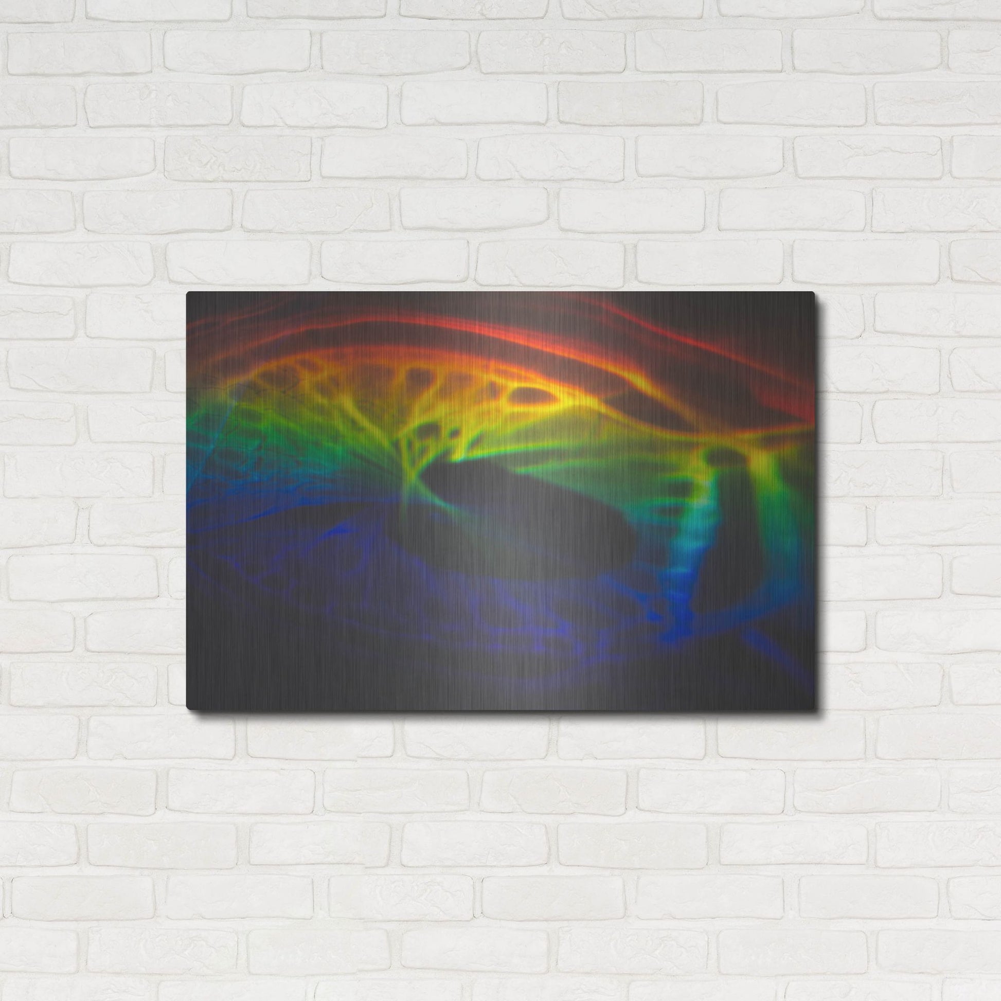 Luxe Metal Art 'This Is What I Looked Like Before I Was Human' by Luxe Portfolio, Metal Wall Art,36x24