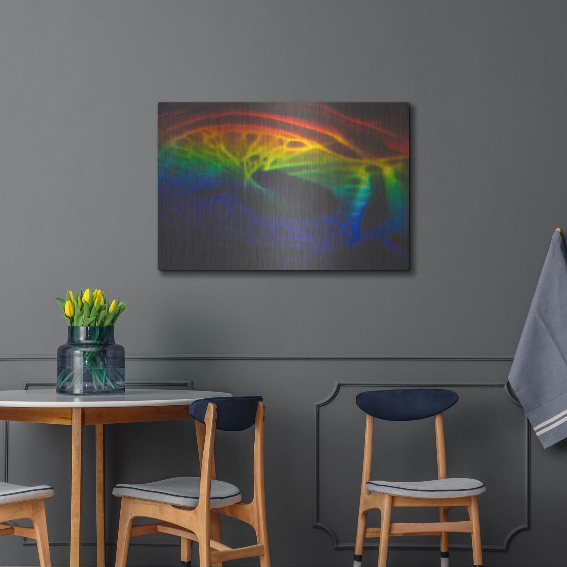 Luxe Metal Art 'This Is What I Looked Like Before I Was Human' by Luxe Portfolio, Metal Wall Art,36x24