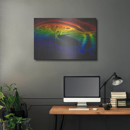 Luxe Metal Art 'This Is What I Looked Like Before I Was Human' by Luxe Portfolio, Metal Wall Art,36x24