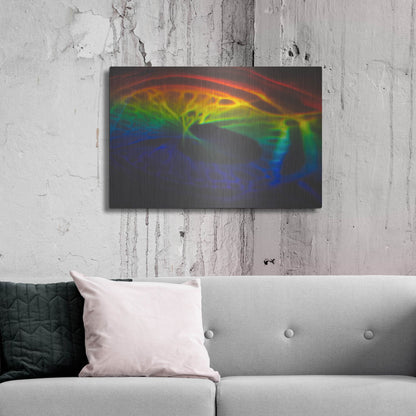 Luxe Metal Art 'This Is What I Looked Like Before I Was Human' by Luxe Portfolio, Metal Wall Art,36x24