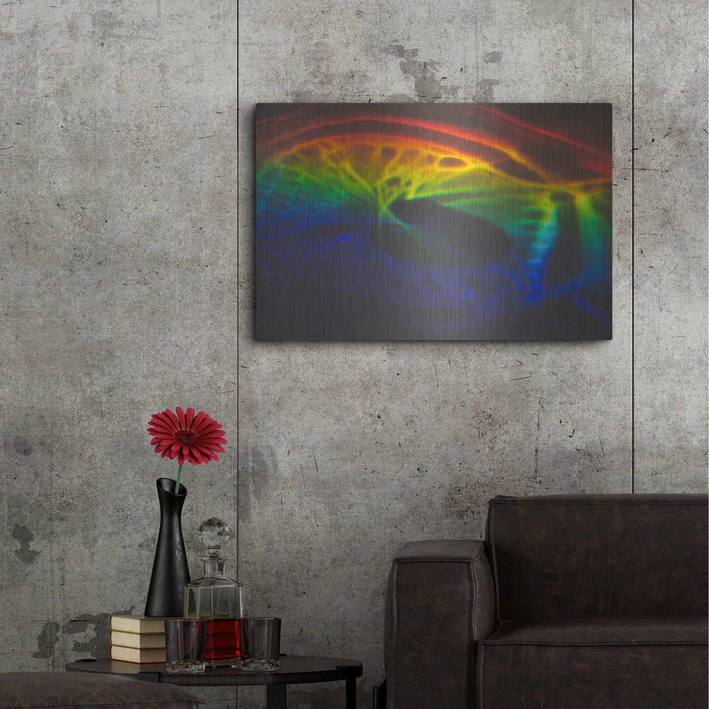 Luxe Metal Art 'This Is What I Looked Like Before I Was Human' by Luxe Portfolio, Metal Wall Art,36x24