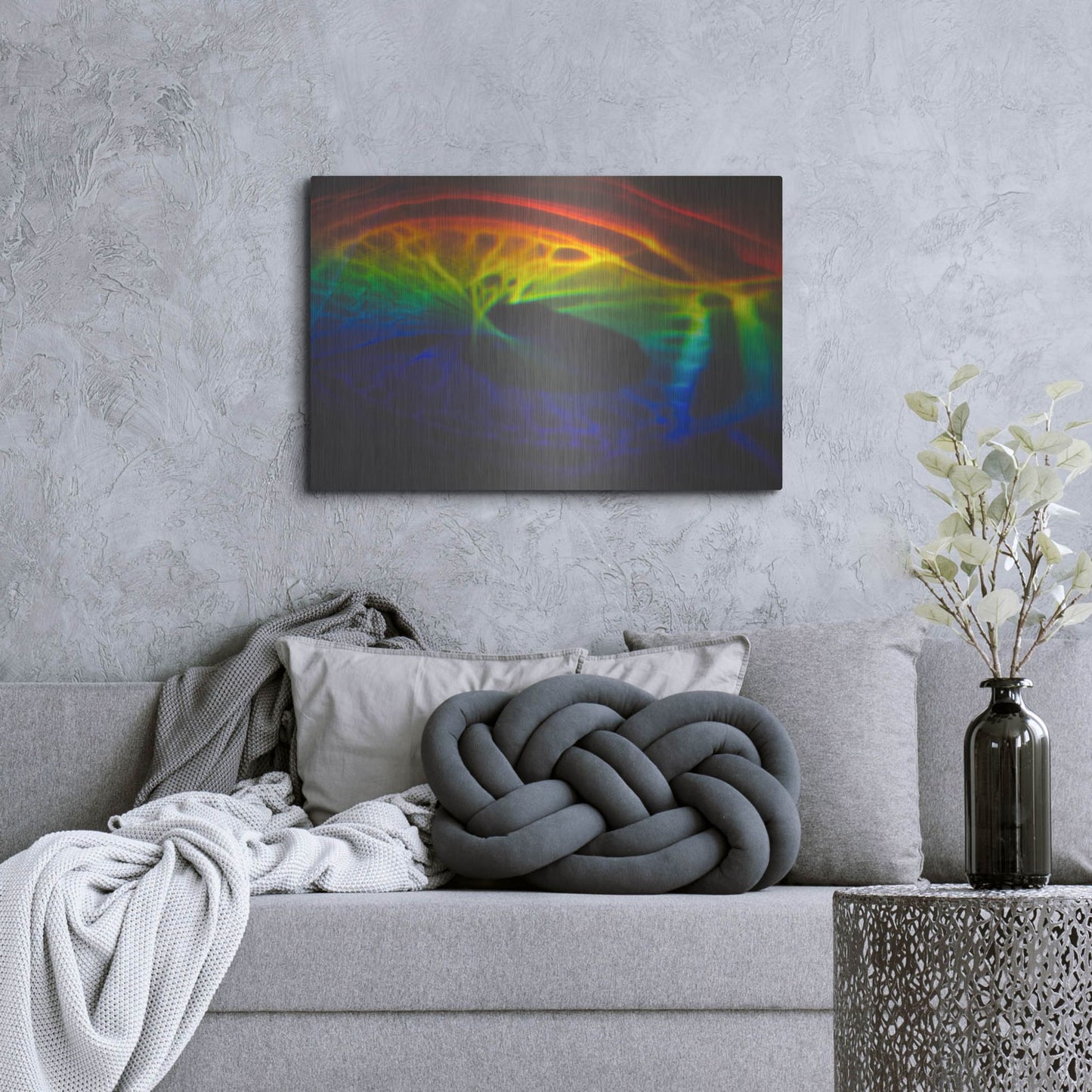 Luxe Metal Art 'This Is What I Looked Like Before I Was Human' by Luxe Portfolio, Metal Wall Art,36x24