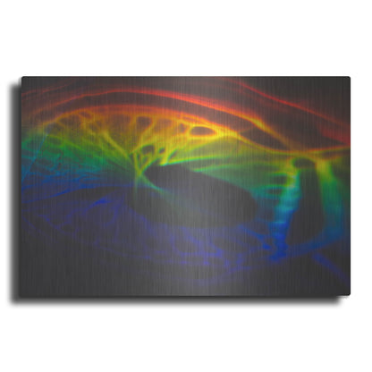 Luxe Metal Art 'This Is What I Looked Like Before I Was Human' by Luxe Portfolio, Metal Wall Art