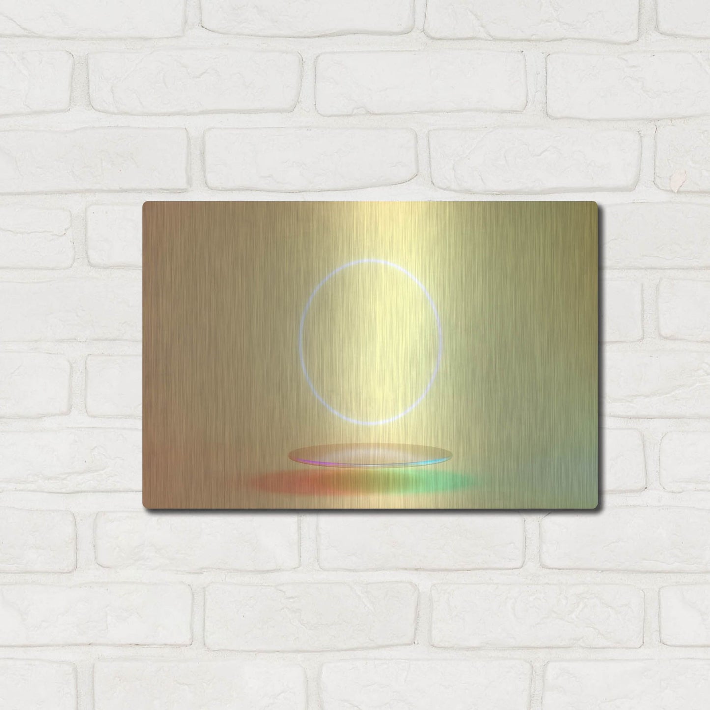 Luxe Metal Art 'The Fallen Sun' by Luxe Portfolio, Metal Wall Art,16x12