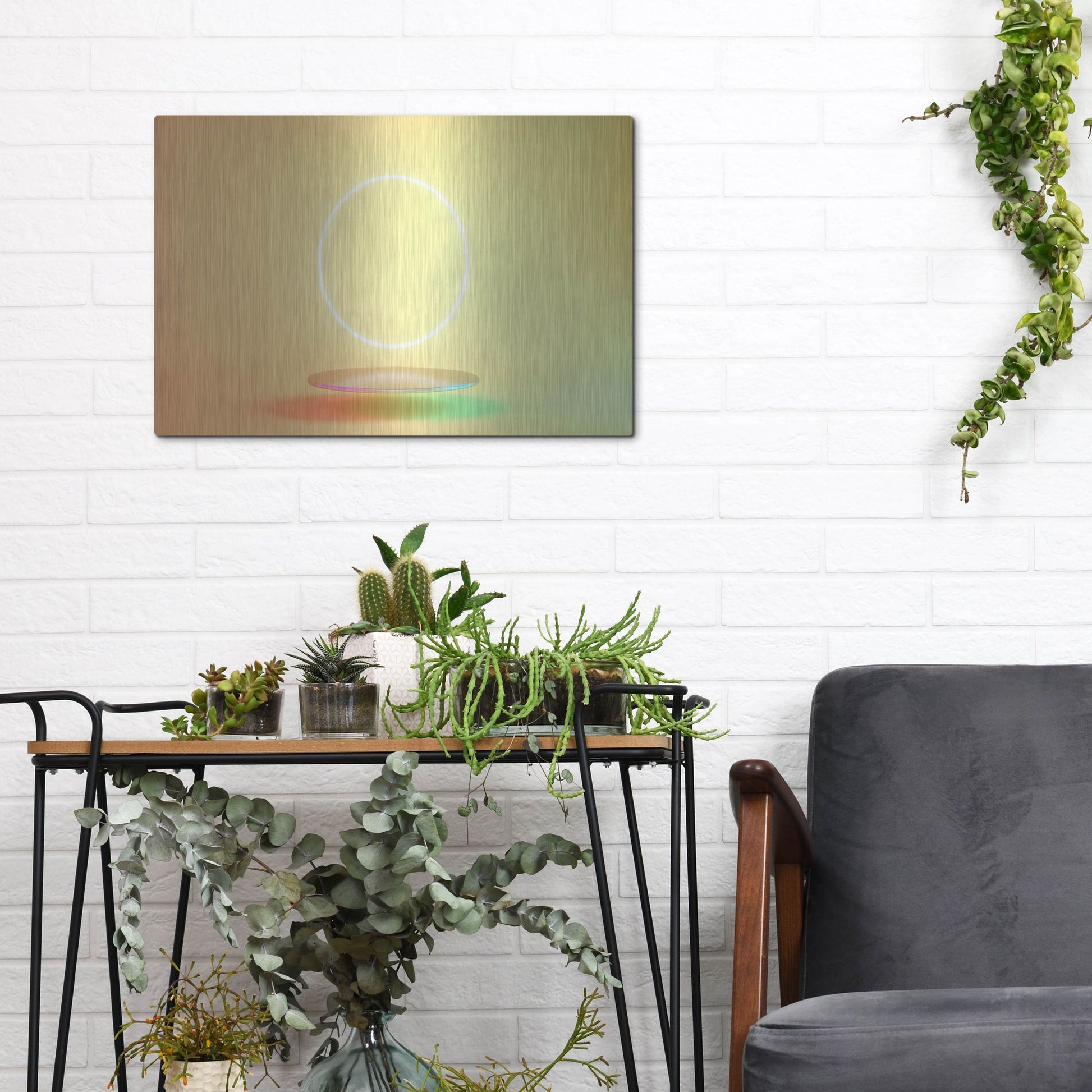 Luxe Metal Art 'The Fallen Sun' by Luxe Portfolio, Metal Wall Art,16x12